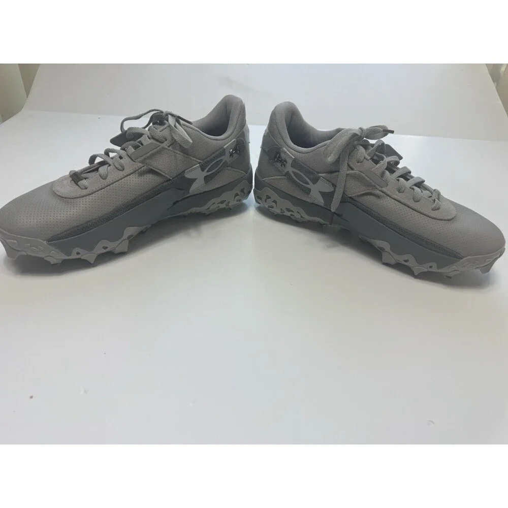 Under Armour Harper Gray Molded Baseball Cleats Men’s Size 12 New Without Box